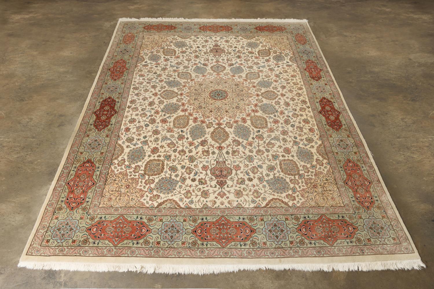 HAND KNOTTED PERSIAN TABRIZ16 X 2c00cc