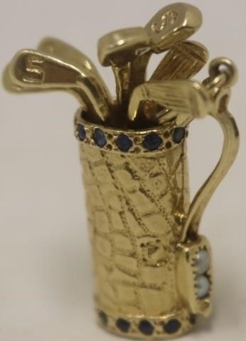 UNUSUAL 14KT GOLD CHARM IN THE 2c28c2