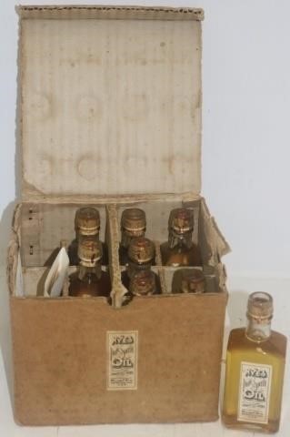 8 NYE WHALE OIL BOTTLES IN ORIGINAL