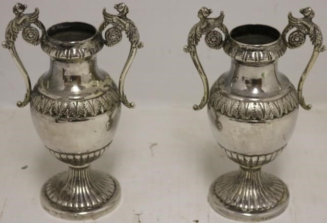 PAIR OF 19TH C EUROPEAN SILVER 2c2940