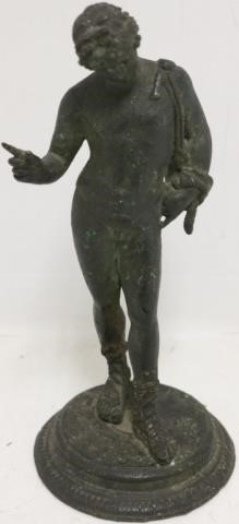 19TH C CLASSICAL BRONZE STATUE 2c2990