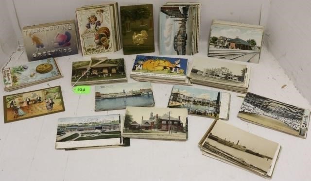 300 PLUS POSTCARDS, EARLY 20TH