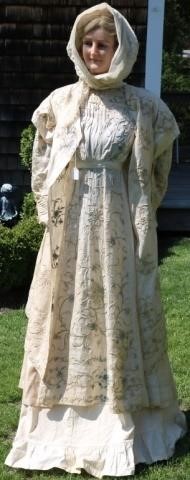 LATE 19TH C MANNEQUIN WITH WAX 2c2b64