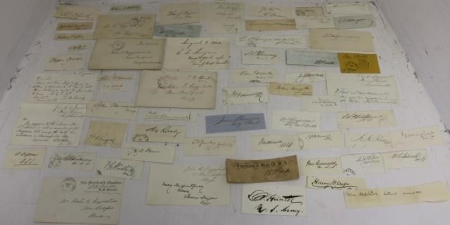 55 CIVIL WAR ERA SIGNATURES AND 2c2b7a