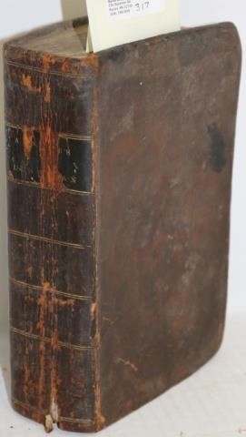 1822 LEATHER BOUND BOOK TITLED 2c2b88