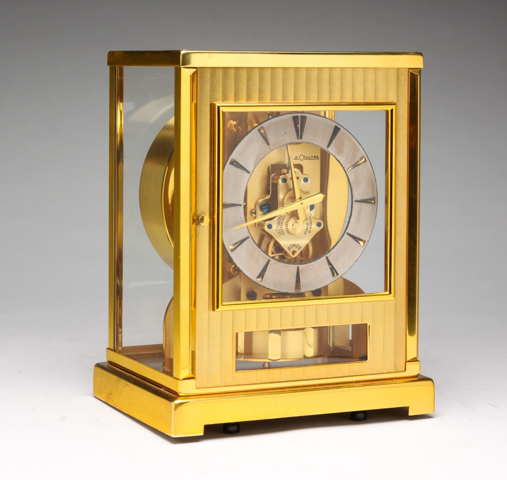 SWISS "LE COULTRE ATMOS" CLOCK.