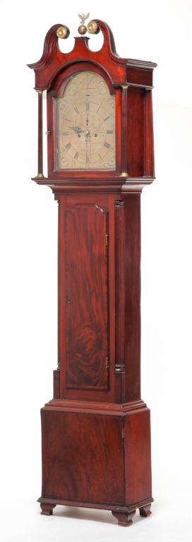 SCOTTISH TALL CASE CLOCK. Late