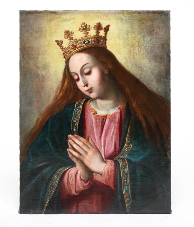 PORTRAIT OF THE VIRGIN MARY. European