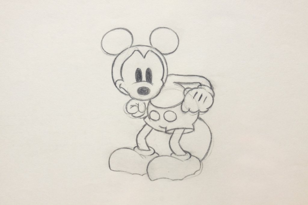 MICKEY MOUSE ORIGINAL PRODUCTION DRAWING.