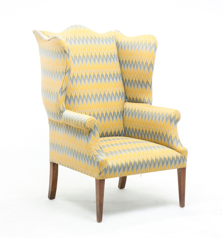 AMERICAN HEPPLEWHITE STYLE WINGBACK