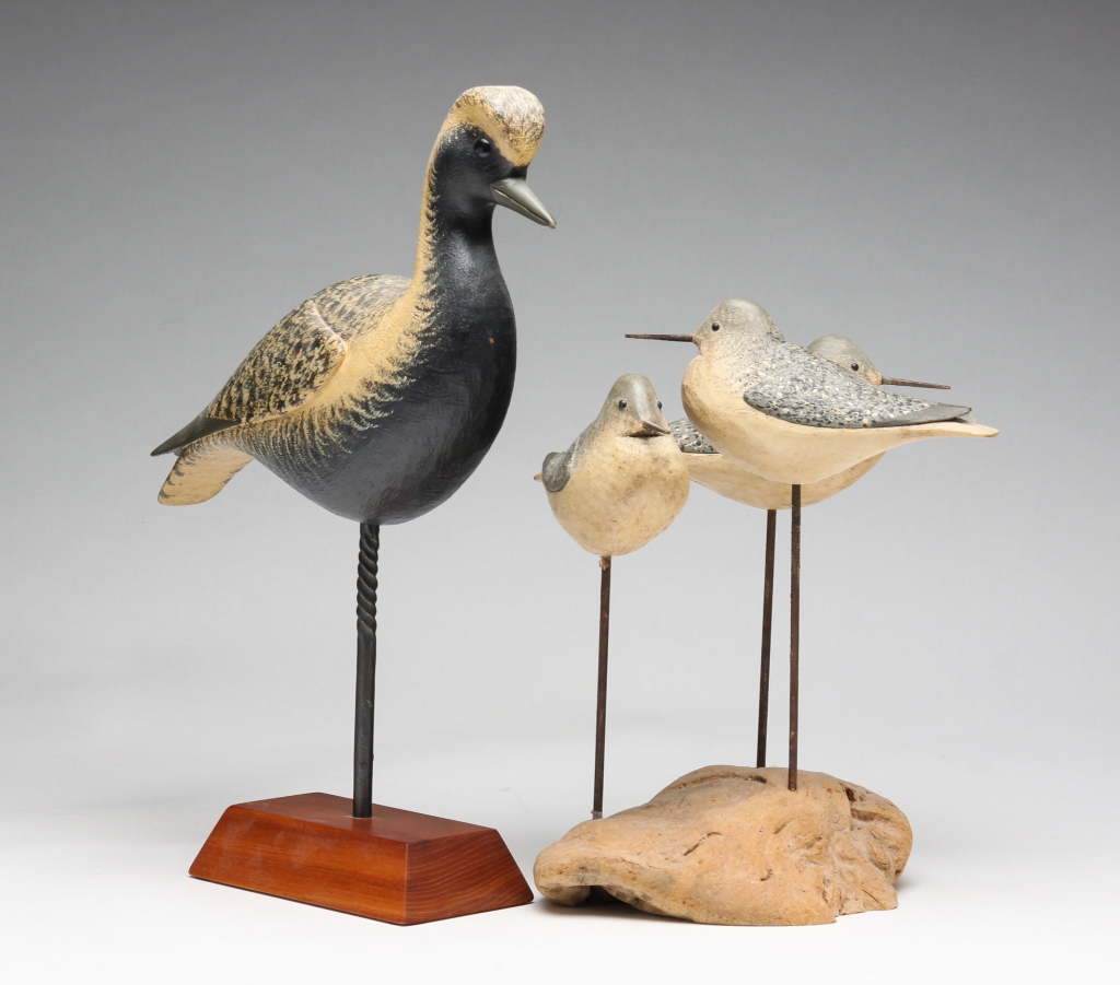 TWO SHOREBIRDS BY MARK PERSONIUS.