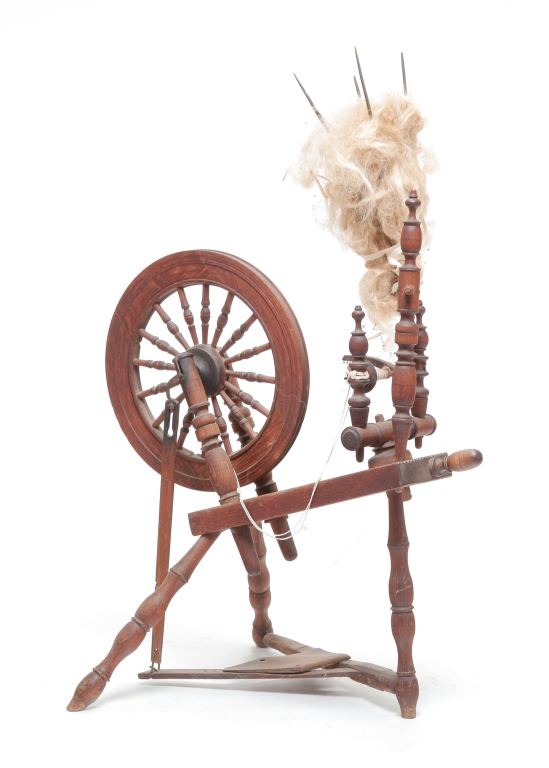 AMERICAN SPINNING WHEEL Mid 19th 2c2f40