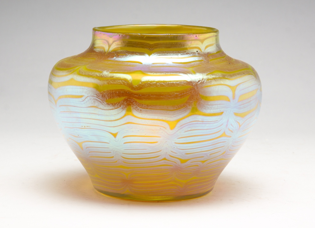 LOETZ ART GLASS VASE. Austria,