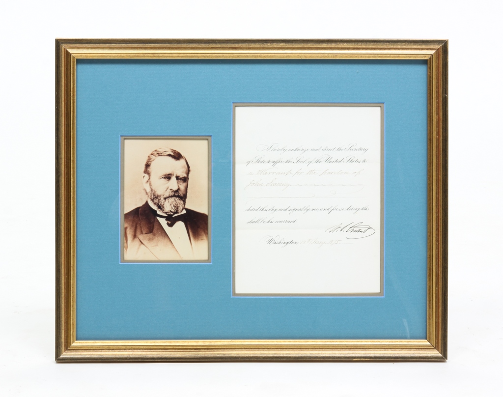 ULYSSES S GRANT SIGNATURE Ulysses 2c3087