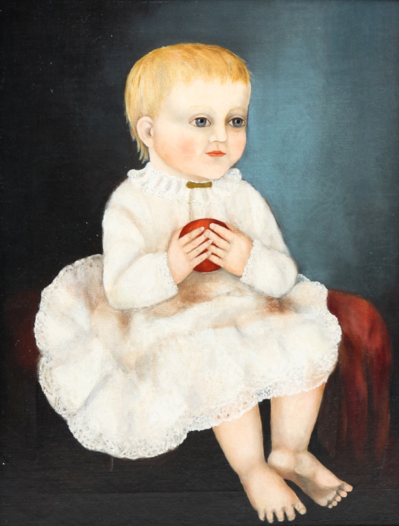 PORTRAIT OF A CHILD. Mid 19th century.