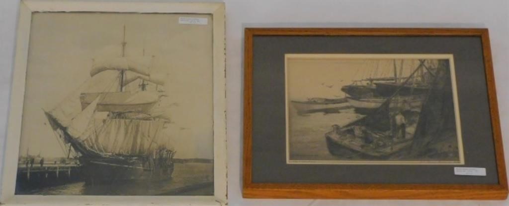 TWO FRAMED AND GLAZED NAUTICAL 2c197a