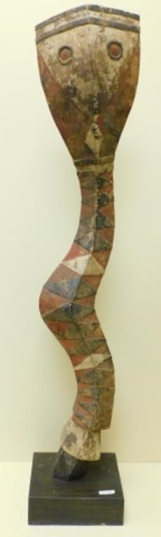 EARLY 20TH C AFRICAN POLYCHROME 2c1983