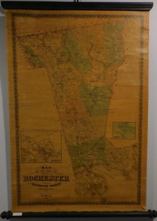 HF WALLING ROLL UP MAP OF THE TOWN