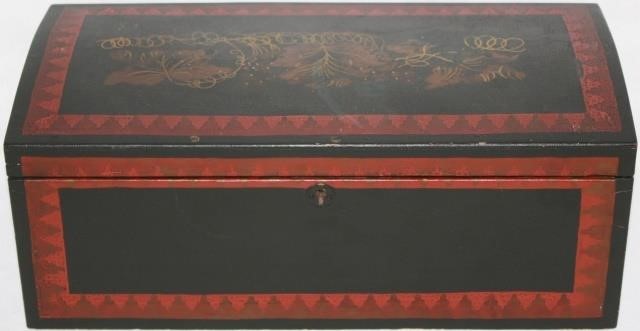 EARLY 19TH CENTURY PAINT DECORATED 2c19bd