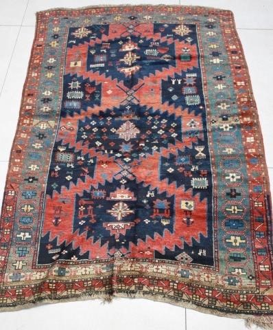 LATE 19TH CENTURY CAUCASIAN RUG  2c19e0