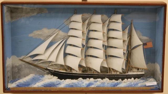 EARLY 20TH CENTURY SHIP S DIORAMA 2c1a24