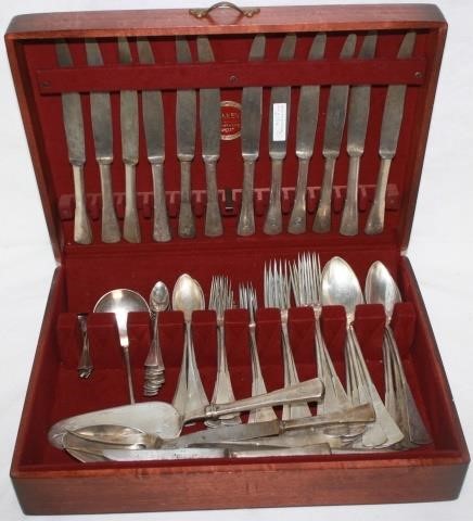 85-PIECE 800 SILVER AUSTRIAN FLATWARE