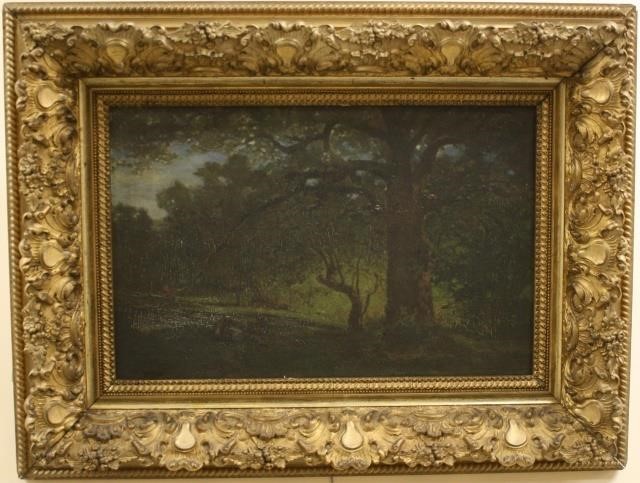 MID 19TH CENTURY OIL PAINTING ON 2c1abd