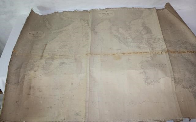 1858 MAP OF THE INDIAN OCEAN FROM 2c1af0