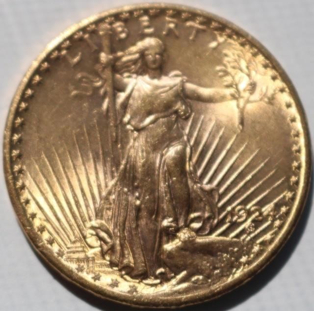 1924 ST GAUDENS DOUBLE EAGLE 20 DOLLAR 2c1b13