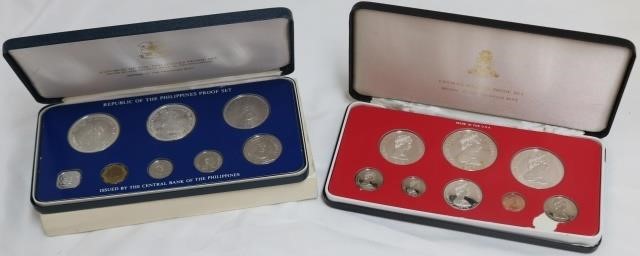 2 FRANKLIN MINT PROOF SETS, CAYMAN