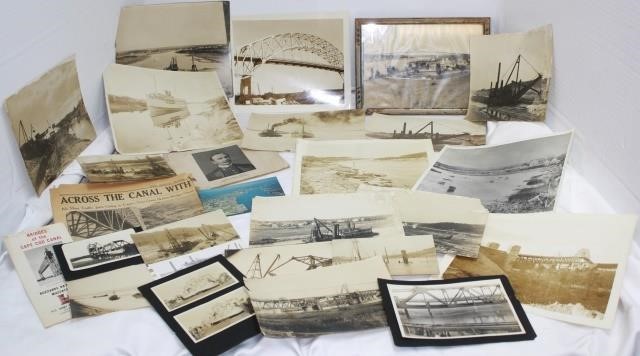 CAPE COD CANAL EARLY PHOTOGRAPHS.