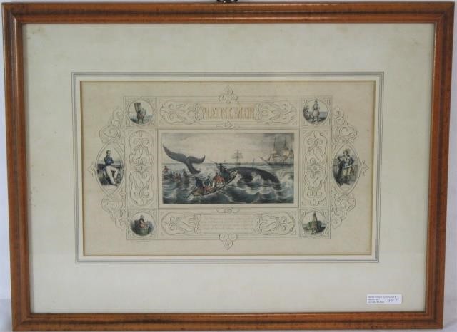LATE 19TH CENTURY COLORED LITHOGRAPH,