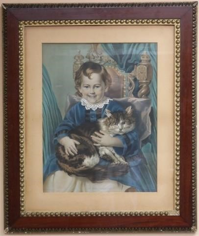 FRAMED LATE 19TH CENTURY COLORED 2c1bfb