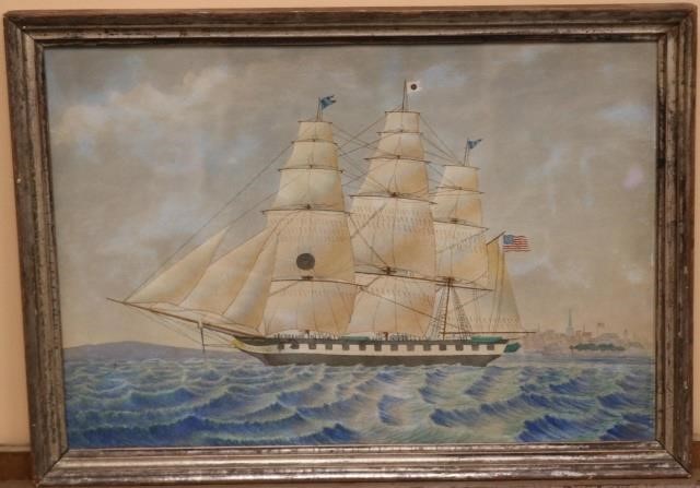 FRAMED MID 19TH CENTURY WATERCOLOR 2c1bf4