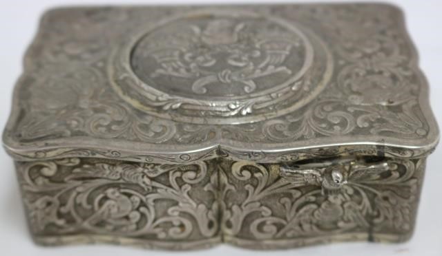 800 SILVER SINGING BIRD AUTOMATON 2c1c15