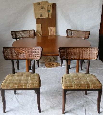 DUNBAR 5 PIECE MID CENTURY DINING 2c1c1f