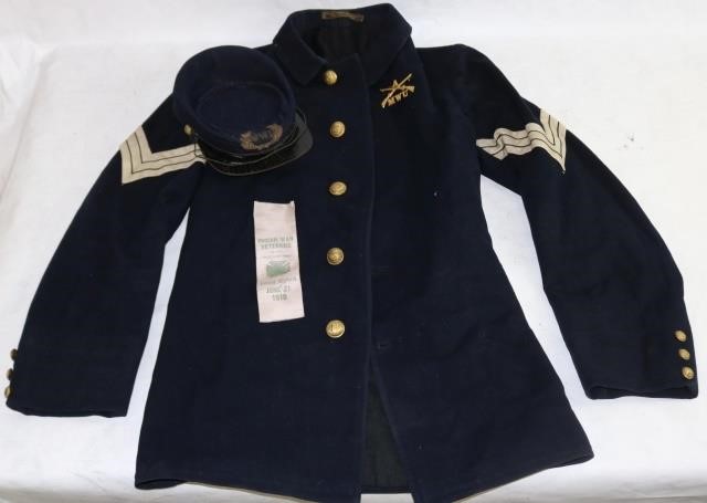 INDIAN WARS ARMY JACKET, CAP, AND,