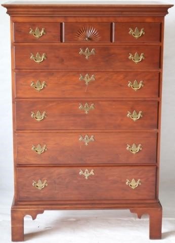 CHERRY ELDRED WHEELER TALL CHEST