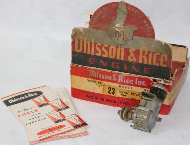 OHLSSON & RICE ENGINE WITH ORIGINAL