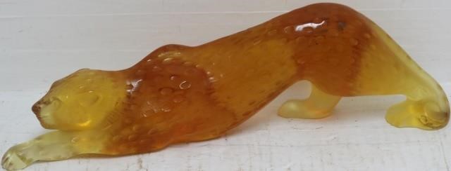 LATE 20TH CENTURY LALIQUE AMBER 2c1cb3