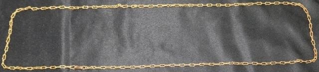 14KT YELLOW GOLD NECKLACE, CHAIN