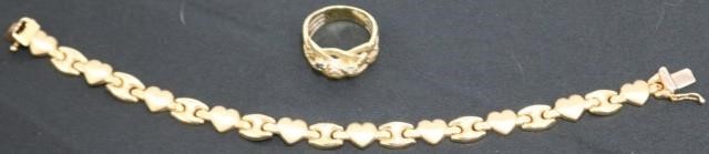 2 PIECES OF 14KT YELLOW GOLD JEWELRY 2c1d2f