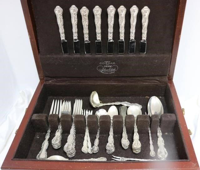 63 PIECE STERLING SILVER FLATWARE SET