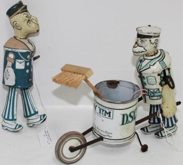 LOT OF 2 MARX TIN LITHOGRAPH WIND-UP