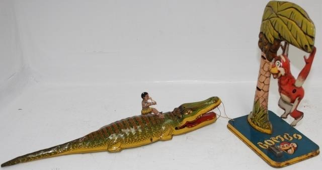 LOT OF 2 TIN LITHOGRAPH TOYS TO 2c1ddd