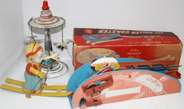 LOT OF 3 TIN LITHOGRAPH TOYS. TO