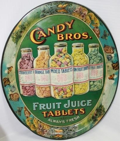 CA. 1905-1910 CANDY BROTHERS TIN