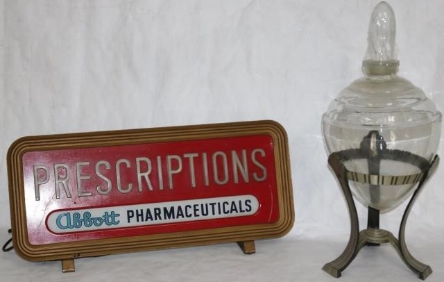 2 VINTAGE PHARMACY ITEMS TO INCLUDE 2c1e49