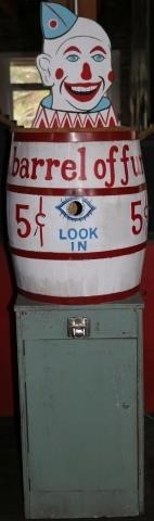 20TH CENTURY COIN OPERATED “BARREL