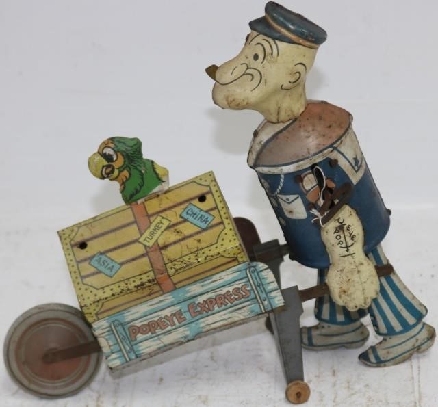 EARLY 20TH CENTURY POPEYE TIN WIND-UP